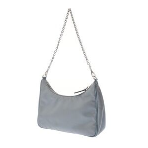 Prada Bag Blue Nylon Shoulder Edition Re